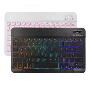 Universal Wireless Blue Tooth Backlit <strong>Keyboard</strong> for Tablet Laptop, Compatible with Windows, IOS, <strong>Android</strong> - Slim &amp; Compact Design - Product Image 3