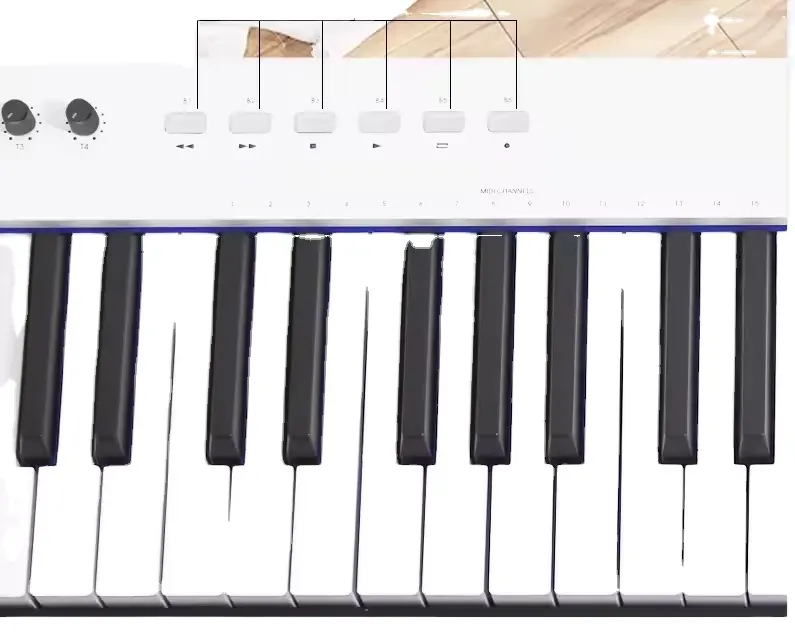 X6III 61 keys elektronik müzik denetleyicisi klavye müzik aletleri ve aksesuarları MIDIPLUS