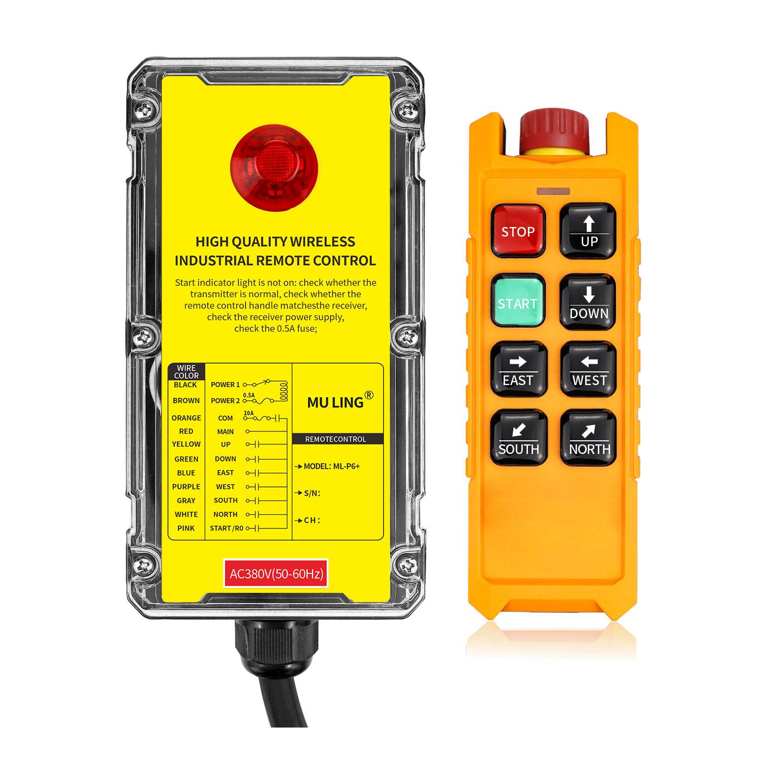 1 émetteur et 1 récepteur 36V