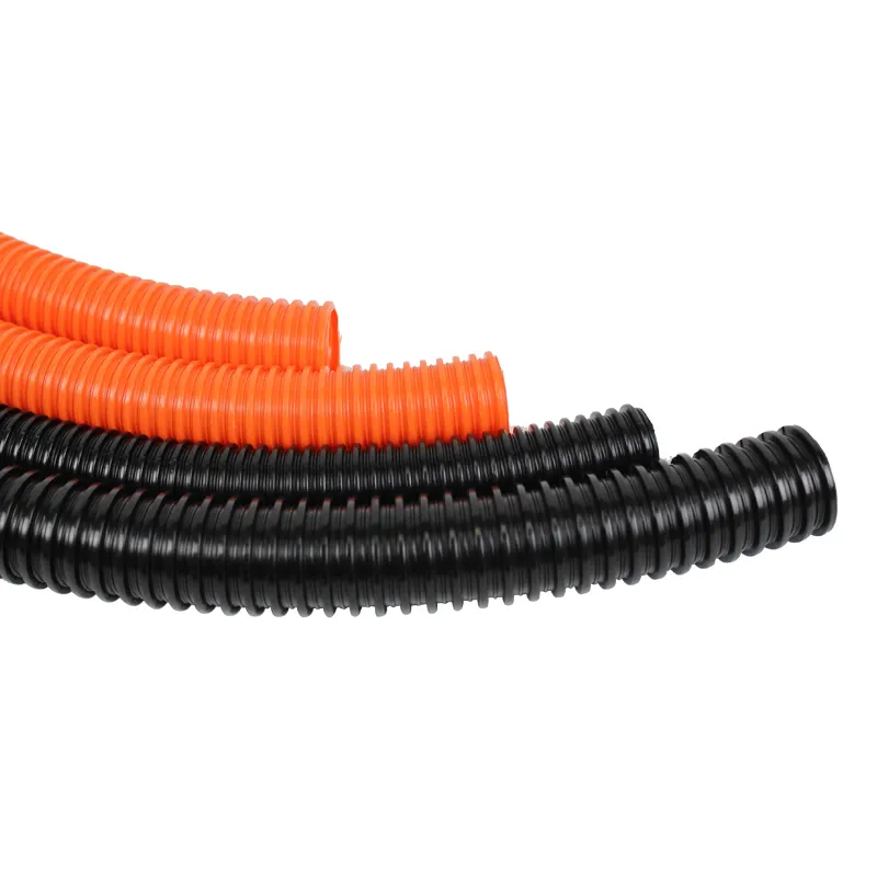 Tuyau flexible de conduit de métier à tisser de fil d'automobile de tuyauterie en plastique ondulée