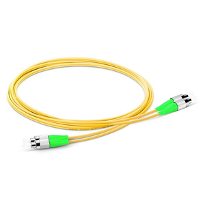 FC APC FC APC Simplex tek modlu Fiber optik yama kablosu yüksek hızlı Internet telekom veri ağları için 3.0mm PVC LSZH kablosu - Product Image 2