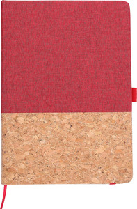 Ork-Cuaderno con tapa Abric, marcapáginas con cinta y logotipo impreso - Product Image 4
