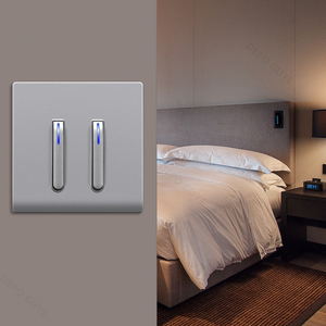 Parede Cinza Reset Switch Painel De Plástico <span class=keywords><strong>Usb</strong></span> Wall <span class=keywords><strong>Socket</strong></span> Push Button LED Indicador Interruptor Luz <span class=keywords><strong>2</strong></span> <span class=keywords><strong>Way</strong></span> EU FR Tomada Elétrica 220V