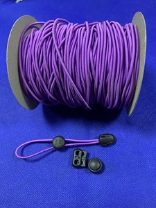 圆形乳胶弹力线高强度弹性拉绳绳彩色弹力线 - Product Image 4