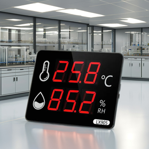 Termómetro Digital montado en la pared para el hogar al aire libre, pantalla LED, medidor de temperatura y humedad, instrumento con Sensor, Registrador de temperatura - Product Image 3