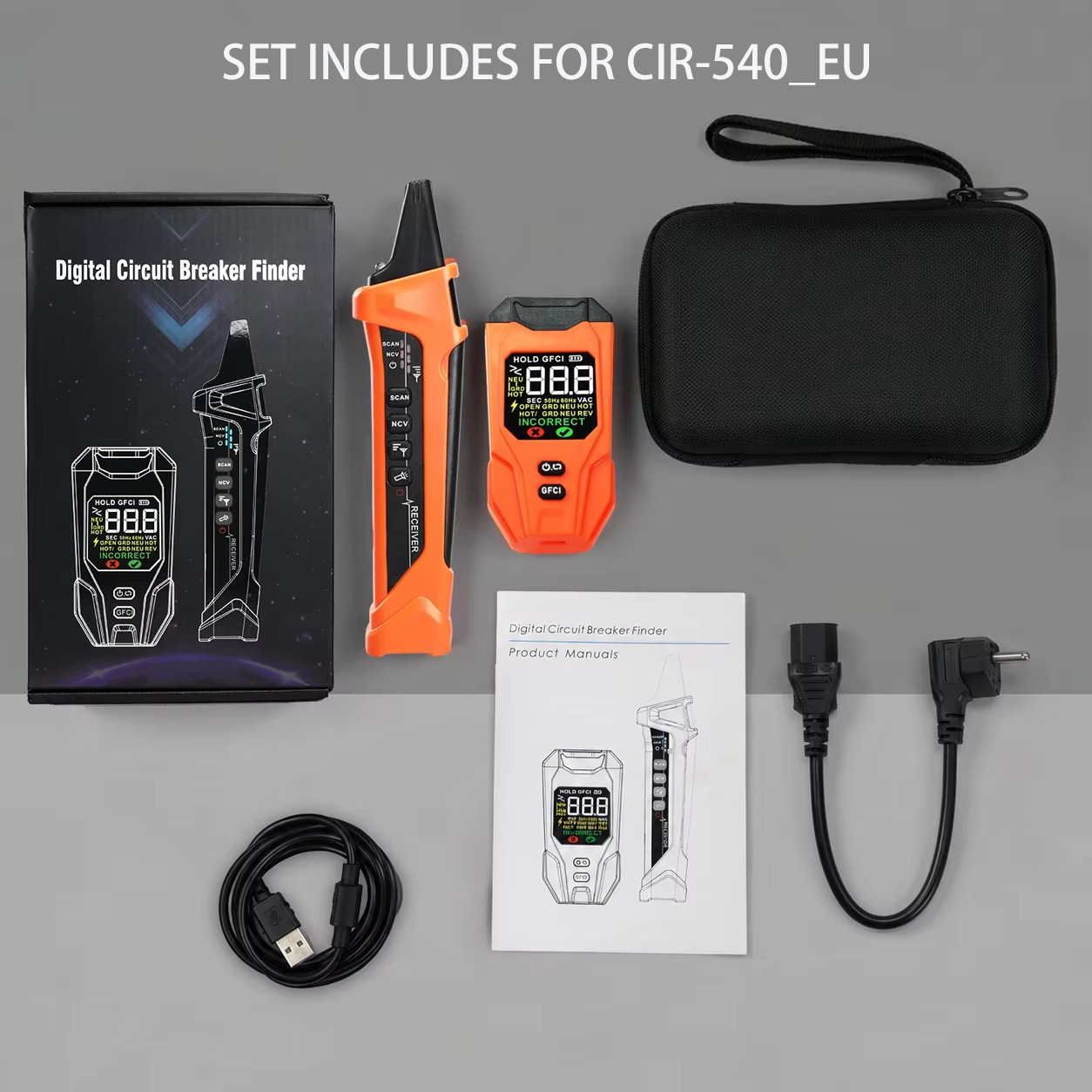 CIR-540_EU Prise 200 - 230V 50/60Hz 5W