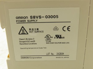 New and Original Plc S8VS03005 Power Supply Switch Mode 100240VAC <strong>Input</strong> 5VDC <strong>Output</strong> Lot of <strong>3</strong> PLC Programming Controller - Product Image 2