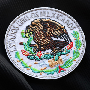 Chất Lượng Cao Tùy Chỉnh Chiến Thuật Sắt Các Bản Vá Lỗi Thêu Vải Appliques Thêu Thương Hiệu Biểu Tượng Phù Hiệu Cho An Ninh Quần Áo Đồng Phục - Product Image 3