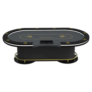 Lüks yüksek kalite özel yuvarlak rulet Poker masası zarif High-End Mahjong masa Gamblers için - Product Image 1