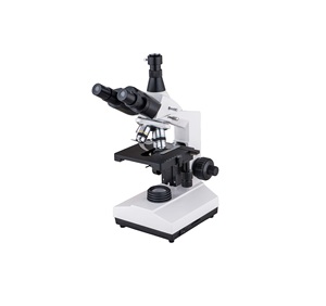 Microscopio Trinocular digital multiusos, dispositivo de laboratorio biológico con conexión para pantalla de ordenador, USB, precio bajo - Product Image 1