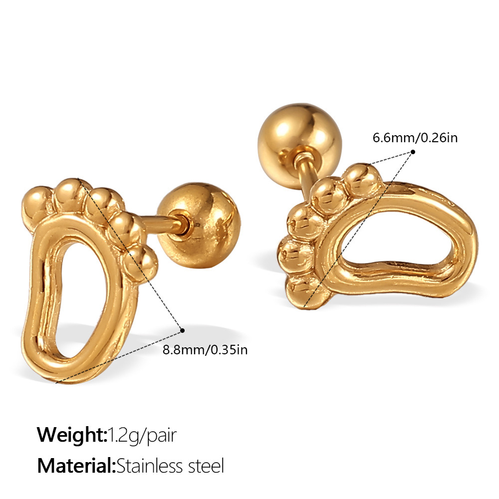 Pendientes Huella de Oro