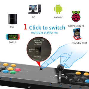 Zwei Spieler Controller Arcade Fighting Joystick Spiel Arcade Fight für Schalter NEOGEO Mini PC PS Classic PS3 Android Raspberry Pi - Product Image 5
