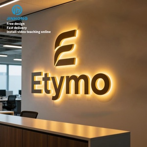 Tùy chỉnh kinh doanh dấu hiệu 3D chữ dẫn ánh sáng thư Acrylic dẫn đăng ký Hội Đồng Quản trị 3D thư dấu hiệu Backlit logo chữ thép không gỉ - Product Image 3