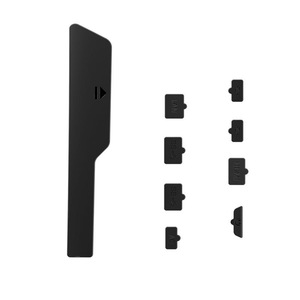 ชุดปลั๊กกันฝุ่นซิลิโคน9อิน1สำหรับ PS5บางสำหรับ PS5 Pro USB HDMI ชุดอุปกรณ์ซ่อมปลั๊กพอร์ตกันฝุ่น