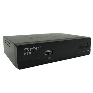 ตัวถอดรหัส CCCam ที่ดีที่สุด H.265 HEVC SKY SAT V20รองรับ LAN USB WiFi Cline Newcamd M3U Xtream IPTV Box - Product Image 4