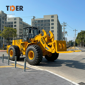 TDER 23 t 23吨叉车前端装载机带货叉集装箱旋转器4轮式装载机叉车 - Product Image 2