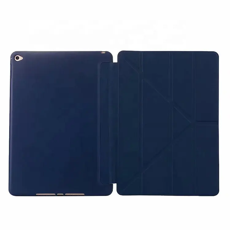 2019 Terbaru Desain Unik Multi Stand PU Kulit untuk iPad Case