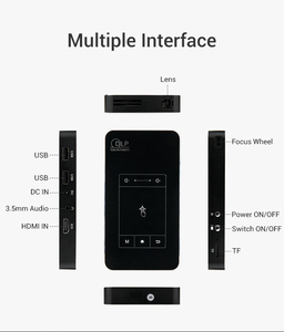 Lyncast D047E High Quality HD Smart <strong>Mini</strong> 4K Proyector DLP Pocket Wireless bluetooth Android Portable Projector - Product Image 5