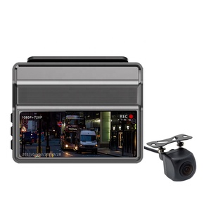 デュアルダッシュカメラQ8AHD 1080Pフロント720Pバックビュー、3.16インチ水平スクリーンAavail5Vから12V - Product Image 1