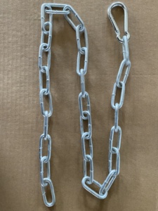 US Type HDG Straight Link <strong>Chain</strong> with Snap Hook on <strong>One</strong> End - Product Image 4
