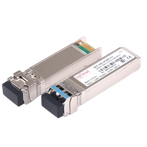 LC SMF 1310nm 1550nm SFP + 光トランシーバモジュール10G 300M 2KM 10KM 40KM 80KM 4G 3GネットワークおよびTCP/IPプロトコル用 - Product Image 2