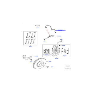 Sensor de pastillas de freno LR153546 apto para Land Rover Range Rover Vogue 2022- Range Rover Sport 2023 piezas de repuesto de coche - Product Image 1