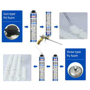 Fire <strong>Proof</strong> Sound <strong>Proof</strong> Pu Foam Spray for Drywall Blocks Bricks Partition Board Instead <strong>Mortar</strong> - Product Image 3