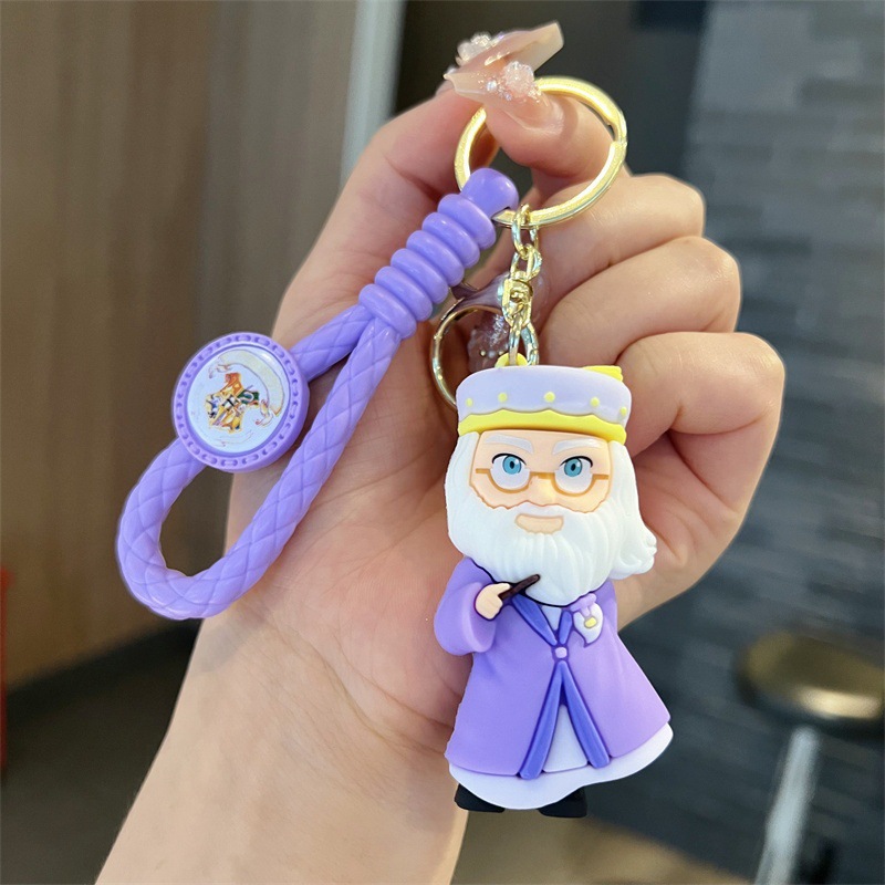 Karikatür Anime Harry anahtarlık sihirli akademi Hermione Gollum Gandalf anahtarlık toptan küçük hediyeler - Product Image 6