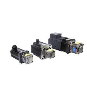 Enjeksiyon plastik makine elektro-hidrolik Servo sistemi için pompa ile Synmot 67Kw 32cc 14 Mpa 1HP kompakt Servo Motor - Product Image 4