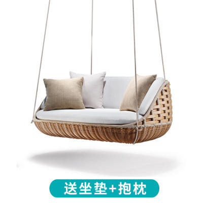 Double hanging basket-yellow