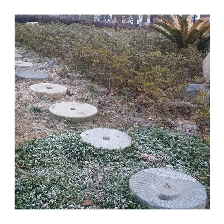 Hot Sale Reclaimed Old Granite Ancient Used Antique Millstone For Garden Decoration