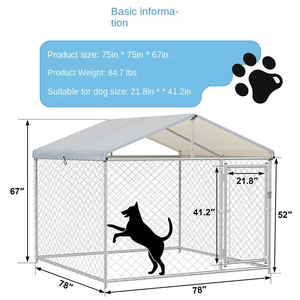 Kích thước tùy chỉnh dễ dàng làm sạch chống gỉ vật nuôi bao vây giá bán buôn CE chứng nhận đặt hàng số lượng lớn moq hỗ trợ mẫu miễn phí có sẵn - Product Image 6