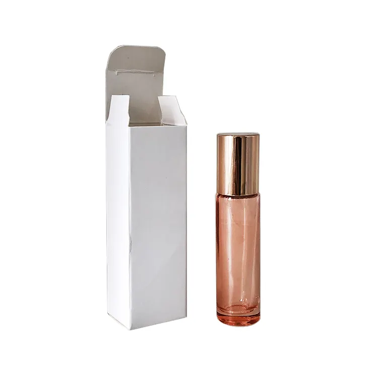 Hot sale luxury roller 10ML Cosmetic glass essential oil bottle packaging boxes perfume oil bottles box