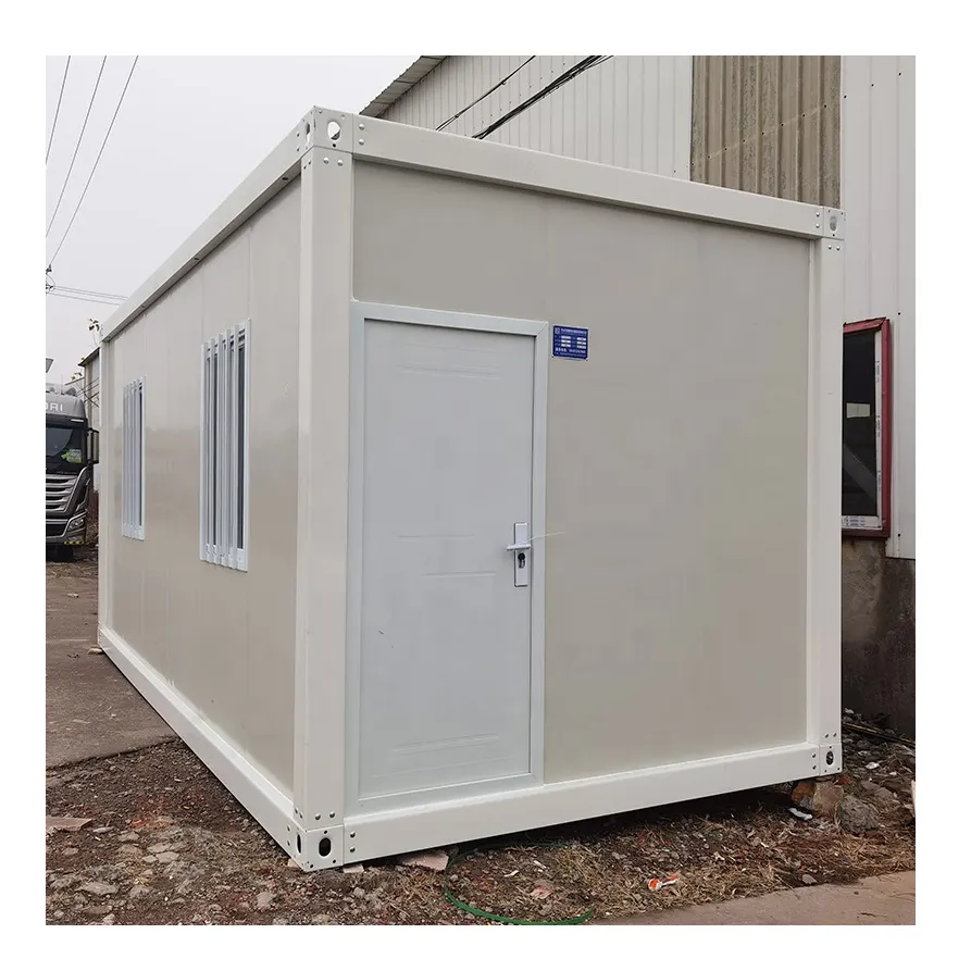 Casas de oficina de contenedores temporales móviles portátiles modulares prefabricadas de bajo precio de fabricantes chinos a la venta