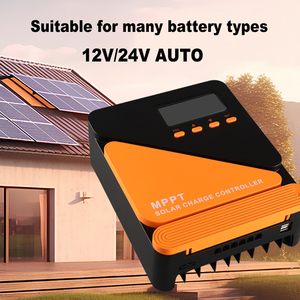 Factory MPPT <strong>PWM</strong> <strong>10A</strong> 20A <strong>30A</strong> Solar <strong>Controller</strong> 12V/24V Auto for Solar System Compatible With AGM Gel Flooded Lithium - Product Image 4