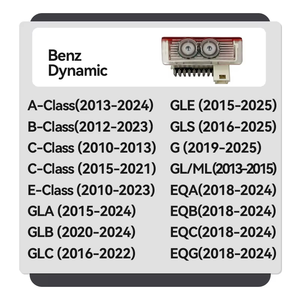 Hoşgeldiniz araba kapı ışık için Benz C sınıfı a B E W205 W212 W177 W167 GLA GLB GLC GLE EQA EQC G GL projeksiyon çift Lens lambası - Product Image 6