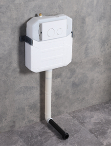 Proyecto WC tanque de inodoro de doble descarga cisterna oculta para inodoro colgado en la pared y bandeja en cuclillas
