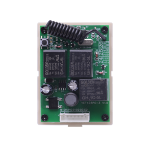 433MHz 4 Channels <strong>Wireless</strong> RF Remote <strong>Control</strong> Switch Opener AC/DC 9-24V Relay Receiver for Barrier Gate YET403 - Product Image 1