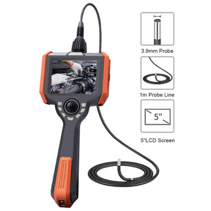 5 inç ekran 1MP IP67 profesyonel onarım aracı endüstriyel incelemek kamera belden 360 direksiyon kanalizasyon borusu boroskop endoskop - Product Image 1
