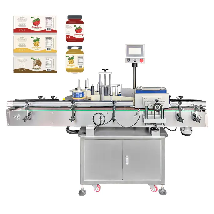 YIMU YM510 Etiqueta adhesiva completamente automática Elementos esenciales de la máquina de etiquetado de botellas redondas de alimentos
