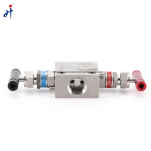 1/2 นิ้ว NPT Swagelok ประเภท 2 ทางวาล์ว Manifolds สําหรับเครื่องส่งสัญญาณความดัน (วาล์ว Manifold 2 <span class=keywords><strong>vias</strong></span>)