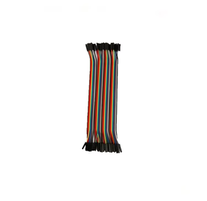 Dupont Regenboog Kabel Assemblage 10Cm 40 Pin Jumper Draad Vrouw Tot Vrouw Man Arduino Dupont Lijn Broodplank Gpio Winpin - Product Image 4