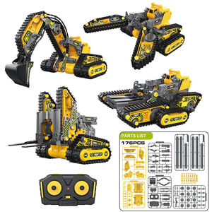 Kids Educational Toys SETM 4-in-1 Intelligent <strong>Programming</strong> Science and Education <strong>Assembly</strong> Engineering Vehicle Robot Toys - Product Image 4