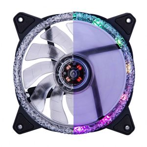 Ventilador de refrigeración con diamantes de hielo RGB, cambio de color, iluminación de escritorio, funda de ordenador - Product Image 6