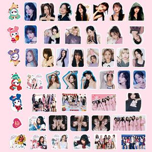 98 adet/takım iki kez Lim Na Yeon çıkartmalar strateji albümü bavul DIY fincan çıkartmaları Mina Sana Park Ji Hyo Momo JungYeon kendinden yapıştırıcılar - Product Image 5