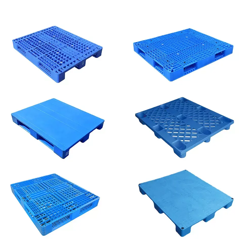 Fabricage Zware Flat Oppervlak 3 Skids Food Grade Hygiënische Plastic Pallet