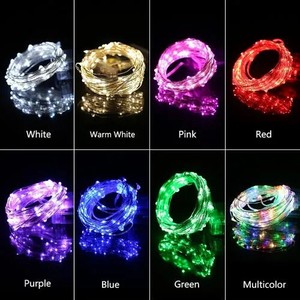 3AA Battery Operated Led <strong>String</strong> <strong>Light</strong> Copper Silver Wire Fairy <strong>Lights</strong> for Holiday Wedding Party Christmas Drops <strong>Lamp</strong> - Product Image 3