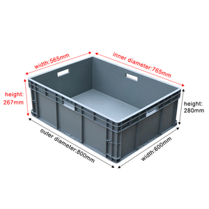 Heavy Duty Environmentally Friendly PP Material <strong>Logistics</strong> <strong>Container</strong> Plastic <strong>Logistics</strong> Storage Box EU Crate - Product Image 3