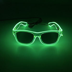 LED personalizado dança festa EL <span class=keywords><strong>Flash</strong></span> óculos presentes do partido LED colorido arco óculos Cool Concert suprimentos