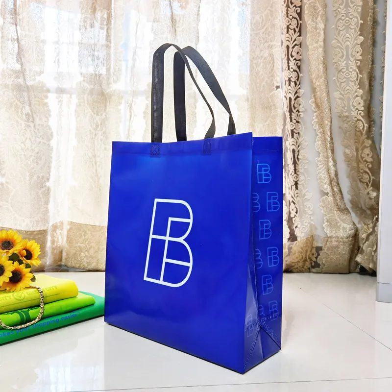 Фабричные экологически чистые биоразлагаемые сумки для покупок, нетканые сумки для покупок, Складные Многоразовые Пакеты для продуктов на заказ